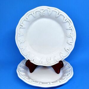 The Cellar Embossed 8 1/4" Salad Plates Set Of 2 Discontinued